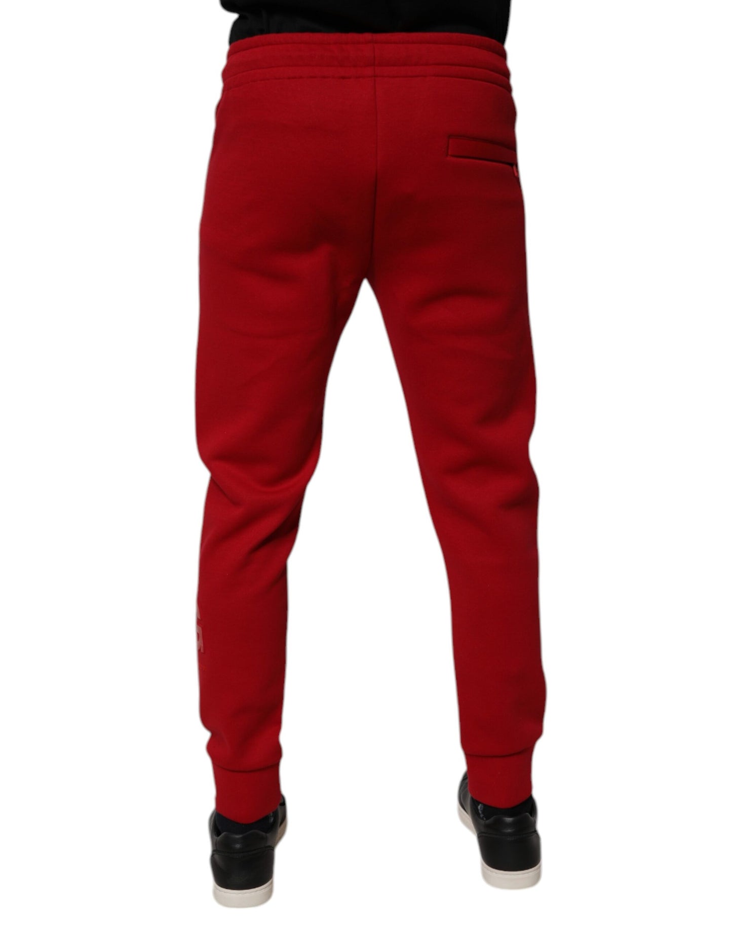 Dolce & Gabbana Red Cotton Jogger Jogging Pants – IT44 | XS par Dolce & Gabbana | Disponible sur Sandy Store ByNet