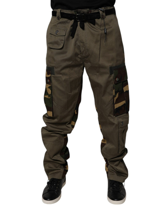 Dolce & Gabbana Multicolor Patchwork Camouflage Cargo Pants – IT54 | XL par Dolce & Gabbana | Disponible sur Sandy Store ByNet