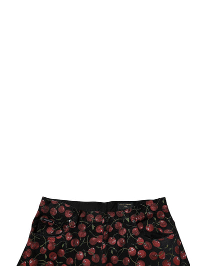 Dolce & Gabbana Black Cherry Cotton Straight Men Denim Jeans – IT48 | M par Dolce & Gabbana | Disponible sur Sandy Store ByNet