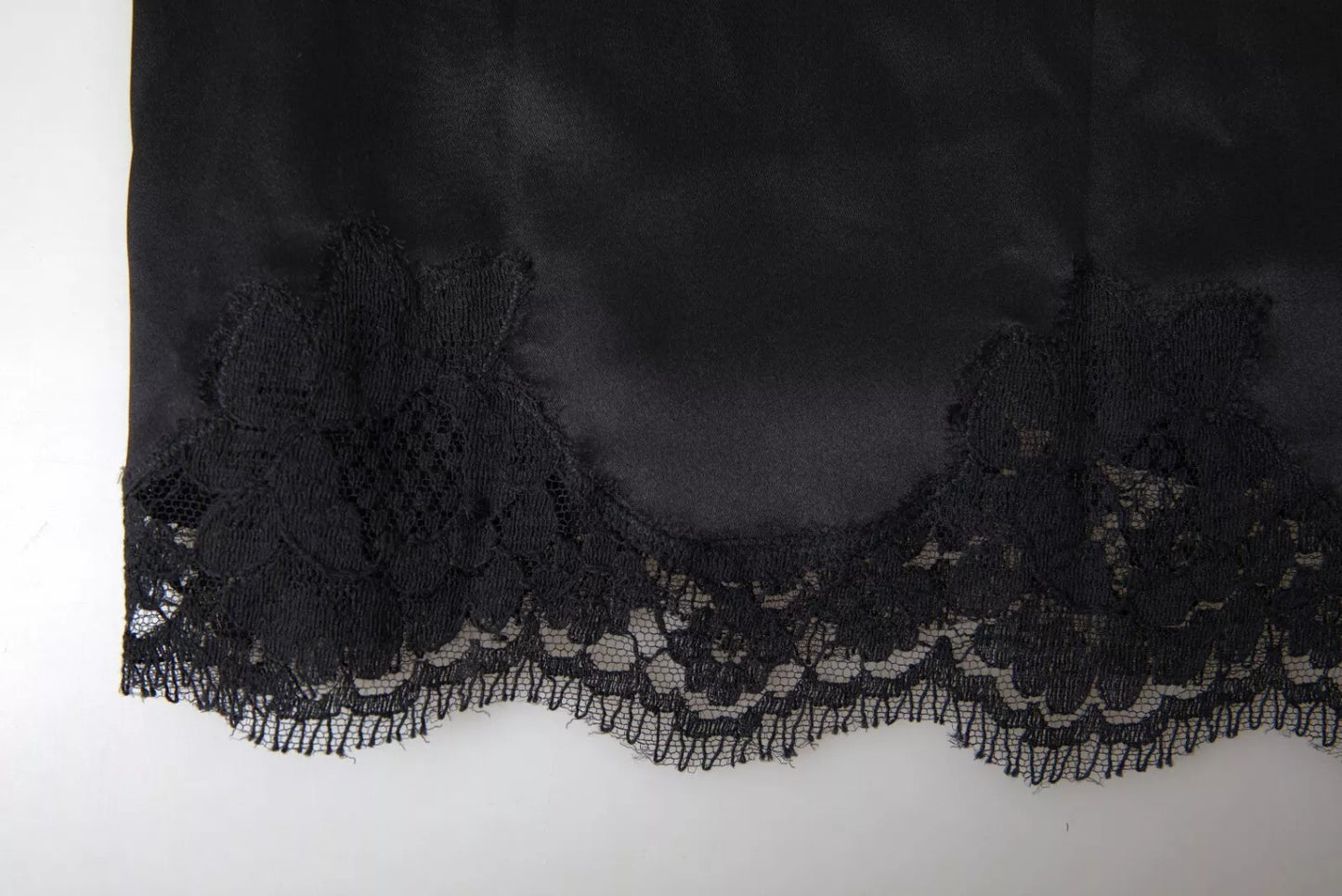 Dolce &amp; Gabbana Sultry Black Silk Camisole Top
