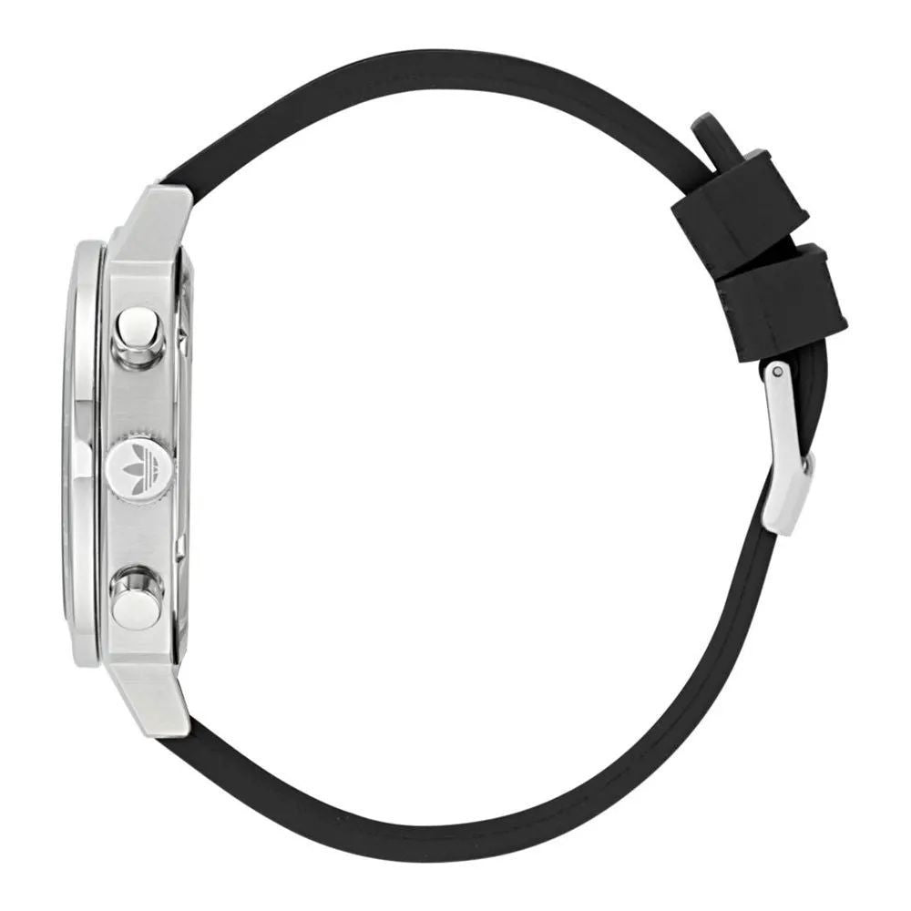 Adidas Black Silicone Watch