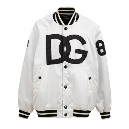 Chaqueta de poliéster beige de Dolce &amp; Gabbana