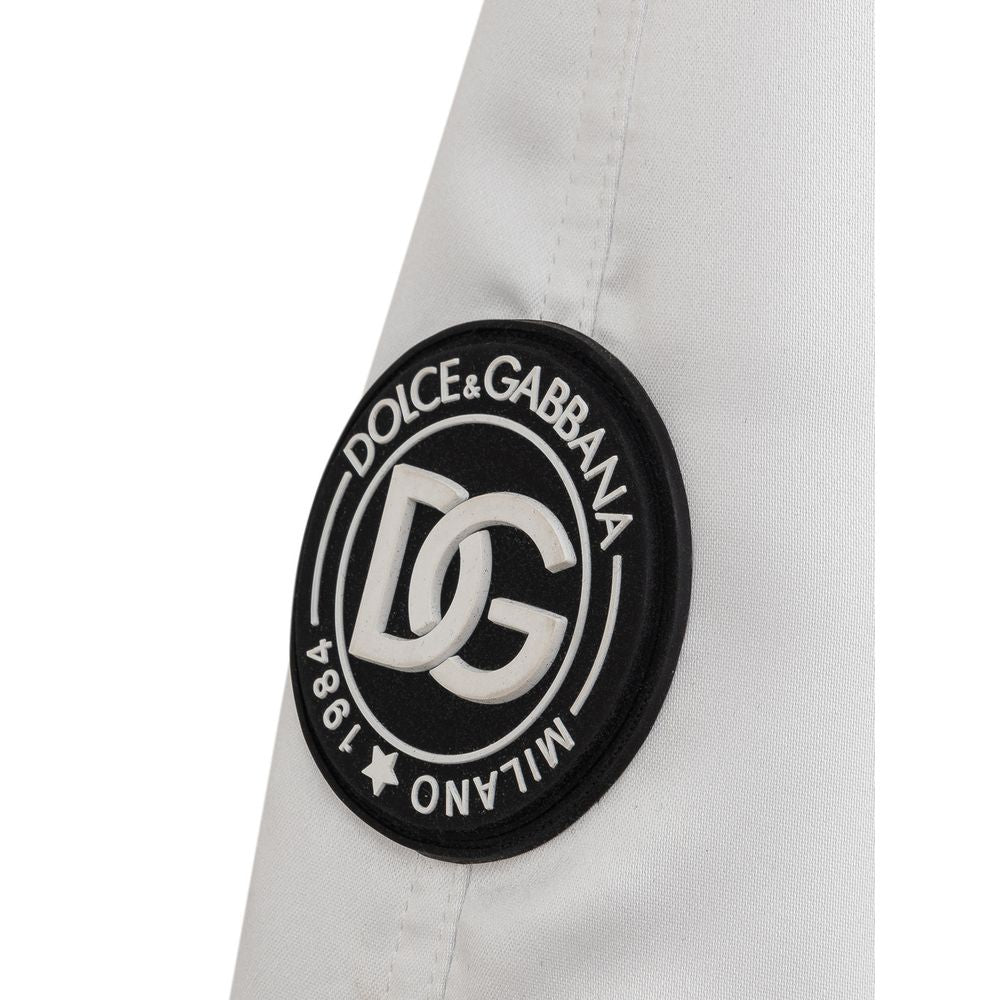 Chaqueta de poliéster beige de Dolce &amp; Gabbana