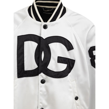 Chaqueta de poliéster beige de Dolce &amp; Gabbana