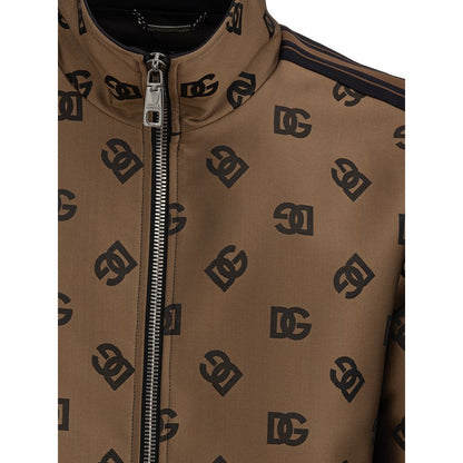 Chaqueta de poliéster color bronce de Dolce &amp; Gabbana