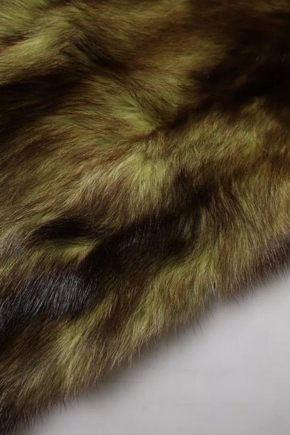 Dolce & Gabbana Multicolor Fur Shawl Neck Wrap Cover Collar Scarf – par Dolce & Gabbana | Disponible sur Sandy Store ByNet