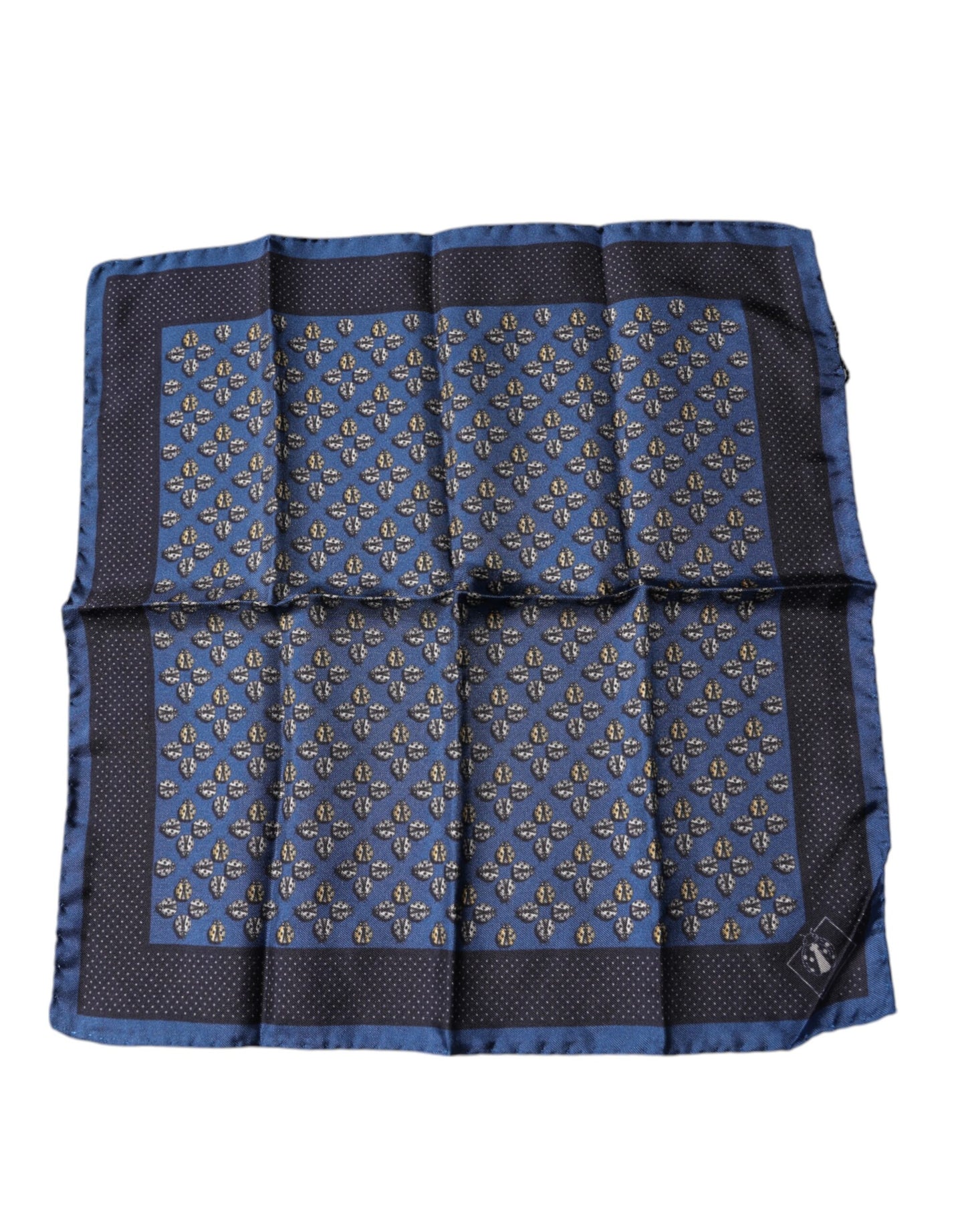Dolce & Gabbana Blue Lady Bug Silk Square Handkerchief Scarf – par Dolce & Gabbana | Disponible sur Sandy Store ByNet