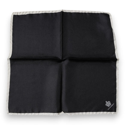 Dolce & Gabbana Black Crown Logo Square Handkerchief Scarf – par Dolce & Gabbana | Disponible sur Sandy Store ByNet
