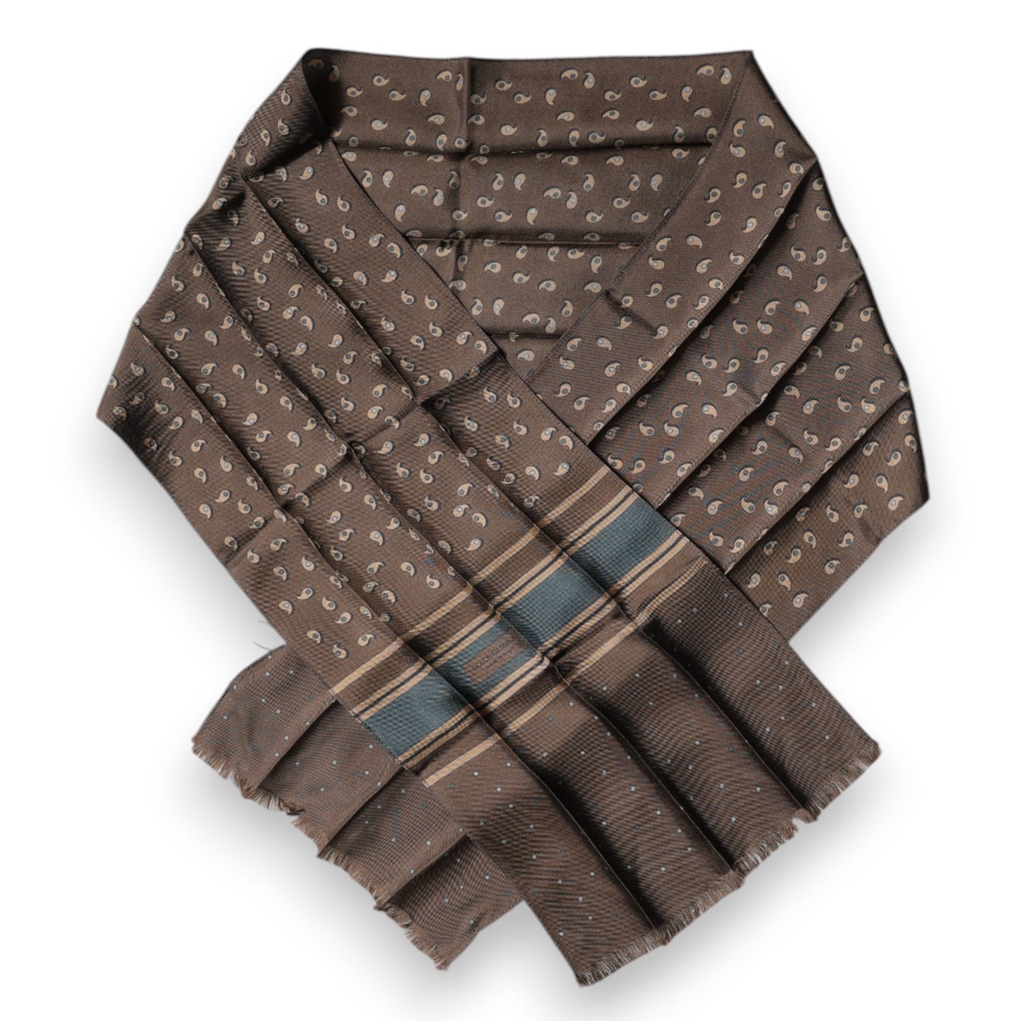 Dolce & Gabbana Brown Fantasy Silk Neck Wrap Shawl Scarf – par Dolce & Gabbana | Disponible sur Sandy Store ByNet