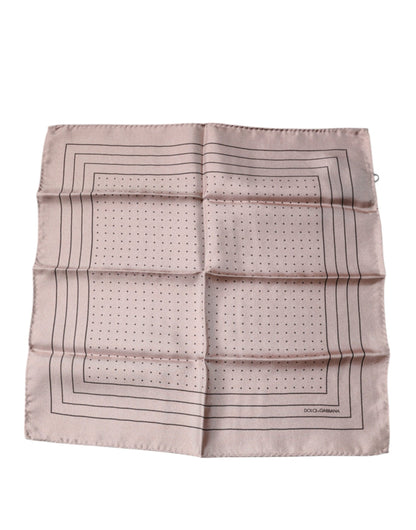 Dolce & Gabbana Pink Polka Dots Square Handkerchief Scarf – par Dolce & Gabbana | Disponible sur Sandy Store ByNet