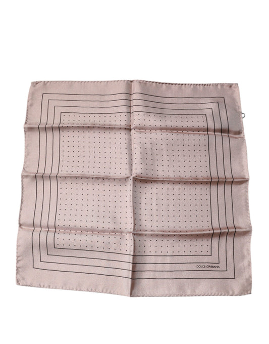 Dolce & Gabbana Pink Polka Dots Square Handkerchief Scarf – par Dolce & Gabbana | Disponible sur Sandy Store ByNet
