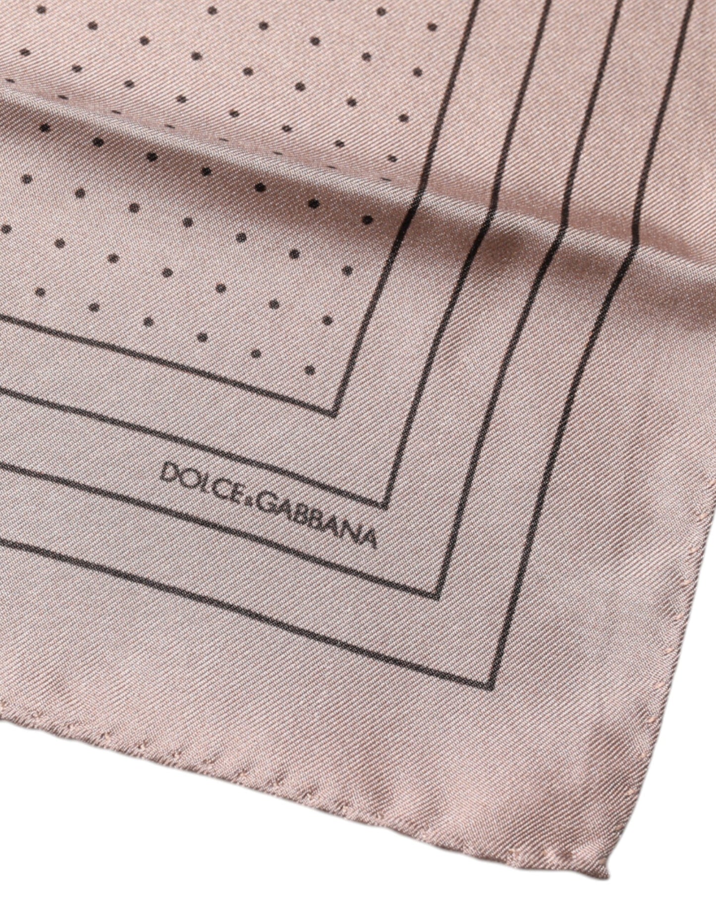 Dolce & Gabbana Pink Polka Dots Square Handkerchief Scarf – par Dolce & Gabbana | Disponible sur Sandy Store ByNet
