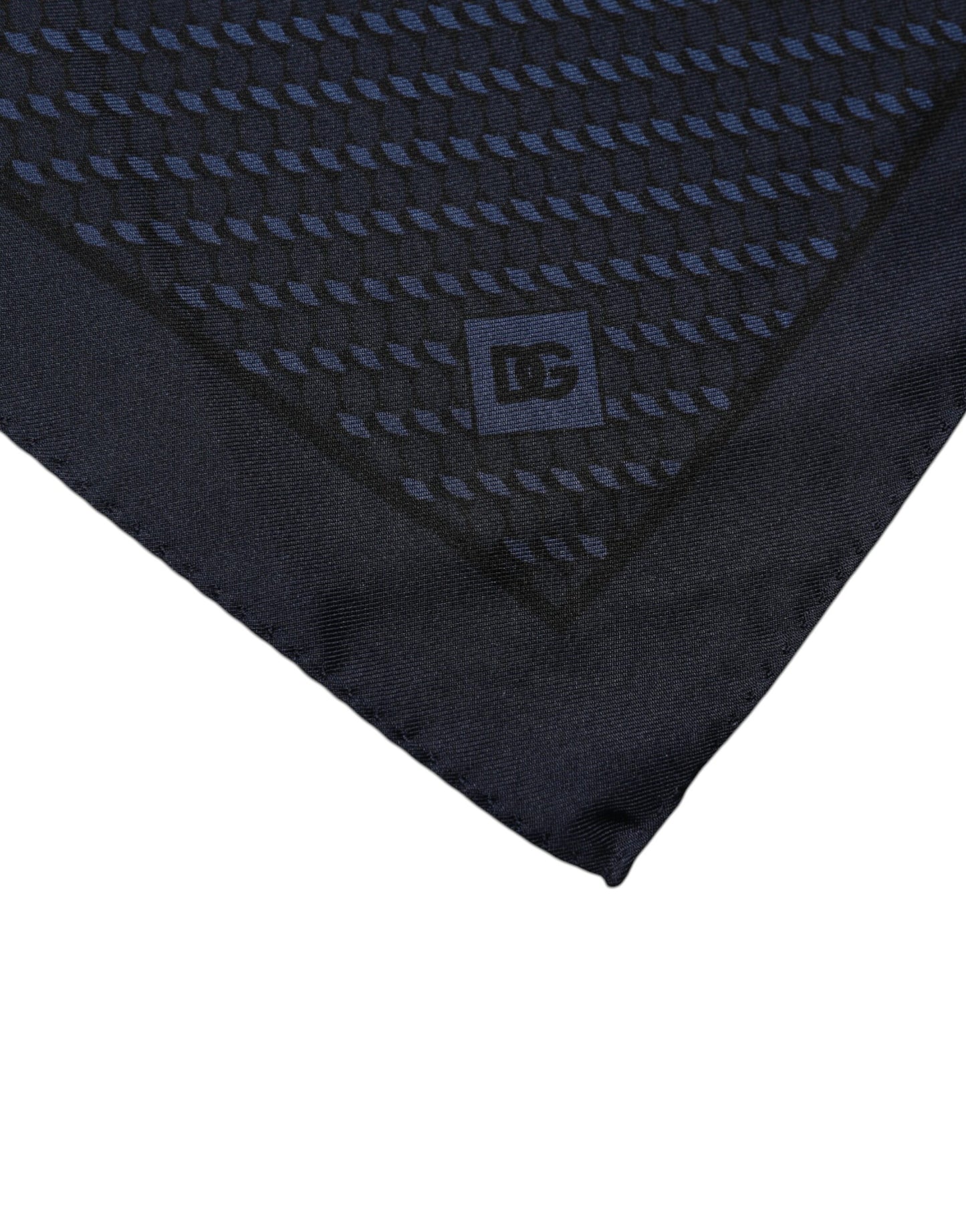 Dolce & Gabbana Dark Blue Fantasy Square Handkerchief Scarf – par Dolce & Gabbana | Disponible sur Sandy Store ByNet