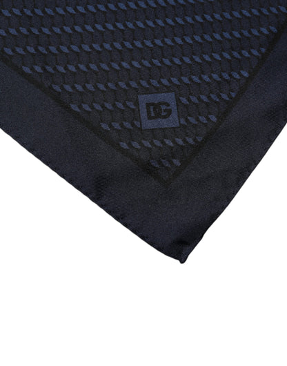 Dolce & Gabbana Dark Blue Fantasy Square Handkerchief Scarf – par Dolce & Gabbana | Disponible sur Sandy Store ByNet
