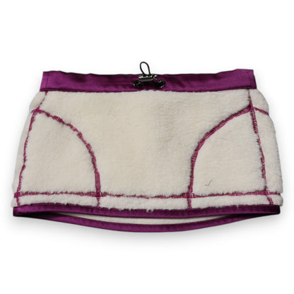 Dolce & Gabbana White Purple Cashmere Fleece Neck Warmer Scarf – par Dolce & Gabbana | Disponible sur Sandy Store ByNet