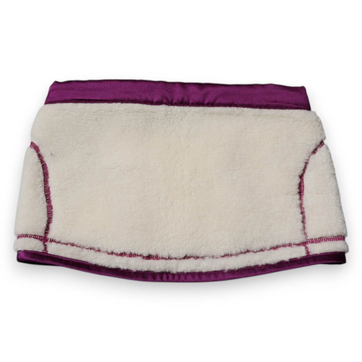 Dolce & Gabbana White Purple Cashmere Fleece Neck Warmer Scarf – par Dolce & Gabbana | Disponible sur Sandy Store ByNet