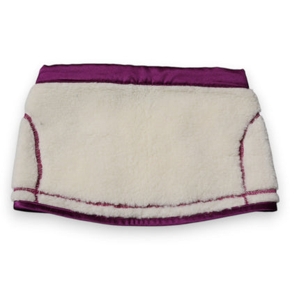 Dolce & Gabbana White Purple Cashmere Fleece Neck Warmer Scarf – par Dolce & Gabbana | Disponible sur Sandy Store ByNet