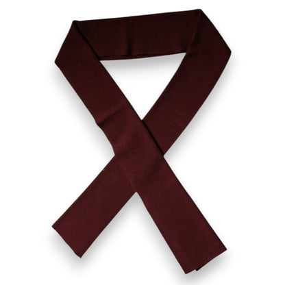 Dolce & Gabbana Maroon Cashmere Skinny Neck Wrap Scarf – par Dolce & Gabbana | Disponible sur Sandy Store ByNet