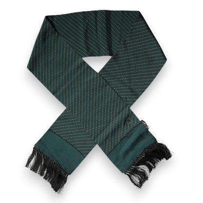 Dolce & Gabbana Dark Green Fantasy Fringes Neck Wrap Scarf – par Dolce & Gabbana | Disponible sur Sandy Store ByNet