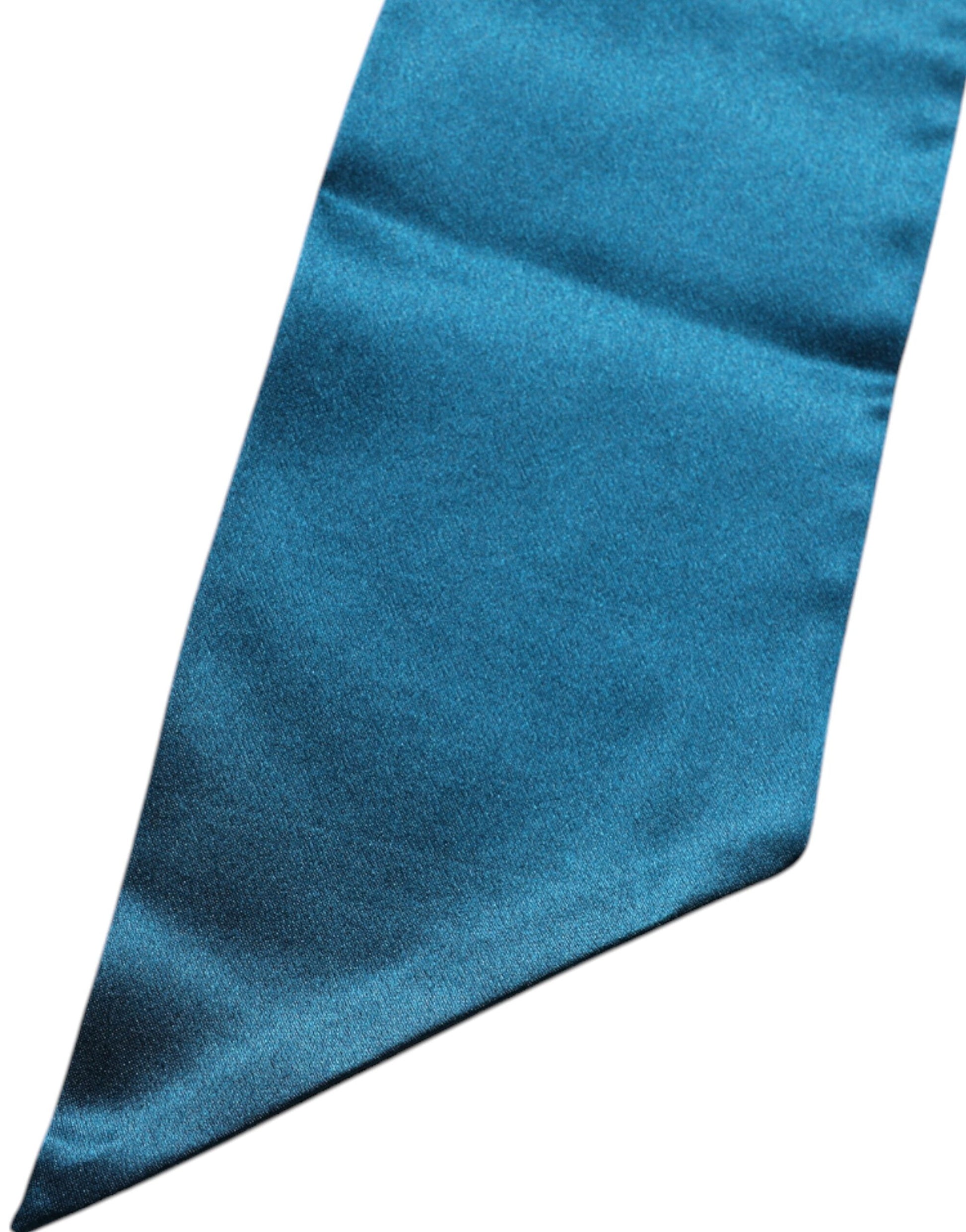 Dolce & Gabbana Dark Green Satin Silk Skinny Foulard Scarf – par Dolce & Gabbana | Disponible sur Sandy Store ByNet