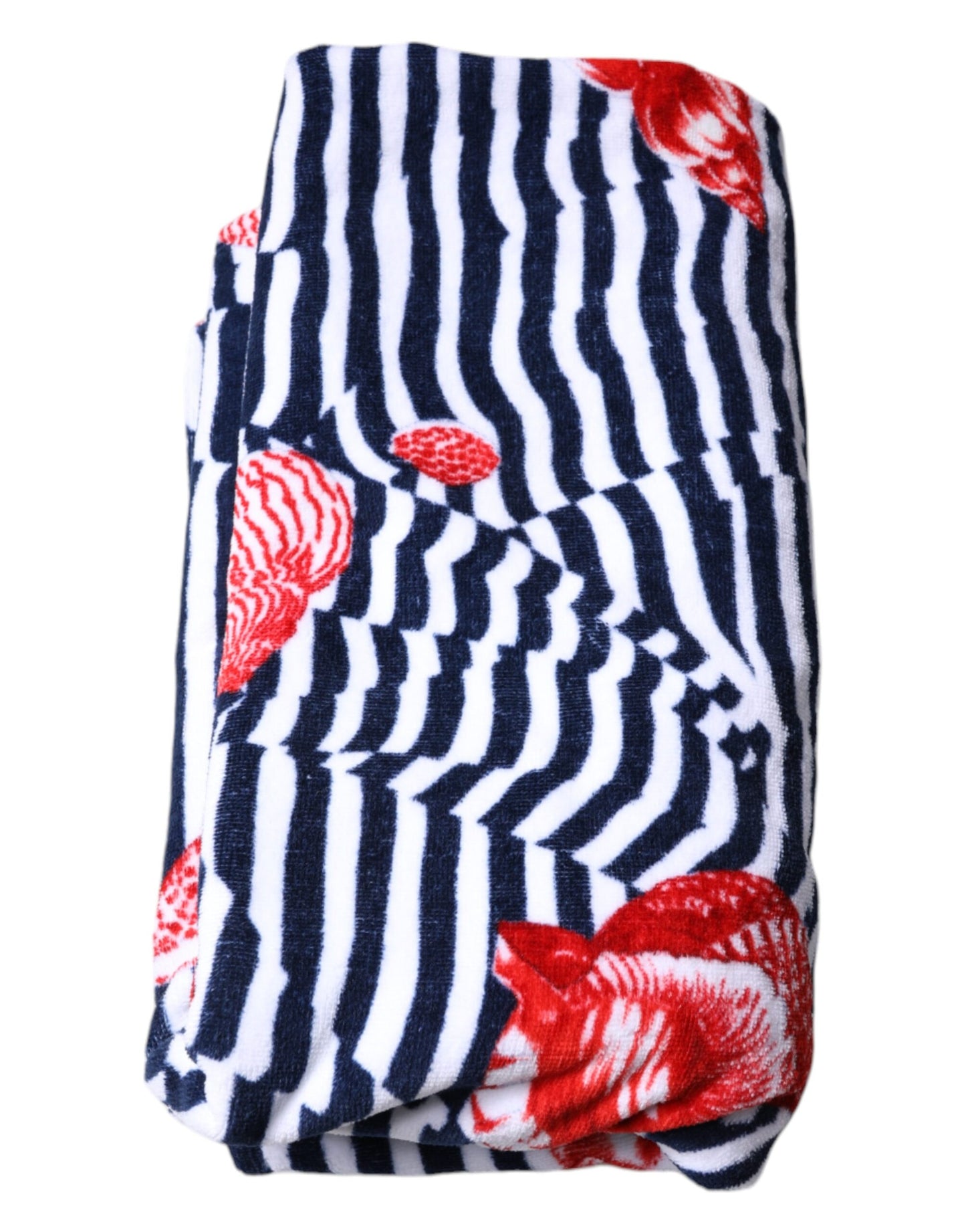 Dolce & Gabbana Multicolor Stripes Seashells Beach Towel – par Dolce & Gabbana | Disponible sur Sandy Store ByNet