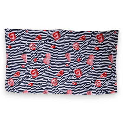 Dolce & Gabbana Multicolor Stripes Seashells Beach Towel – par Dolce & Gabbana | Disponible sur Sandy Store ByNet