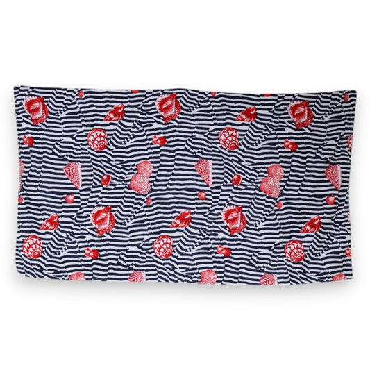 Dolce & Gabbana Multicolor Stripes Seashells Beach Towel – par Dolce & Gabbana | Disponible sur Sandy Store ByNet
