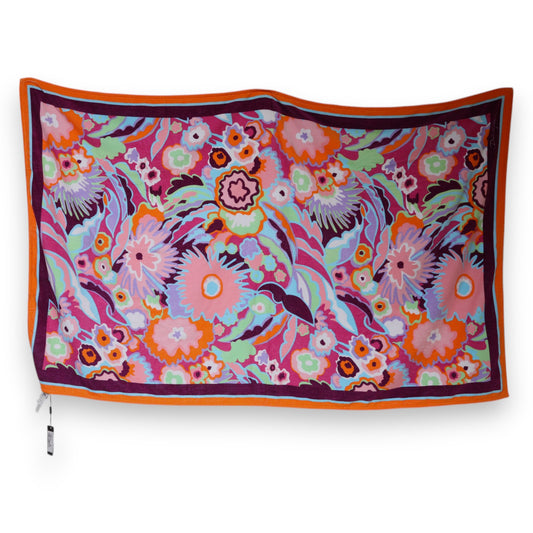 Dolce & Gabbana Multicolor Floral Print Cotton Beach Towel – par Dolce & Gabbana | Disponible sur Sandy Store ByNet