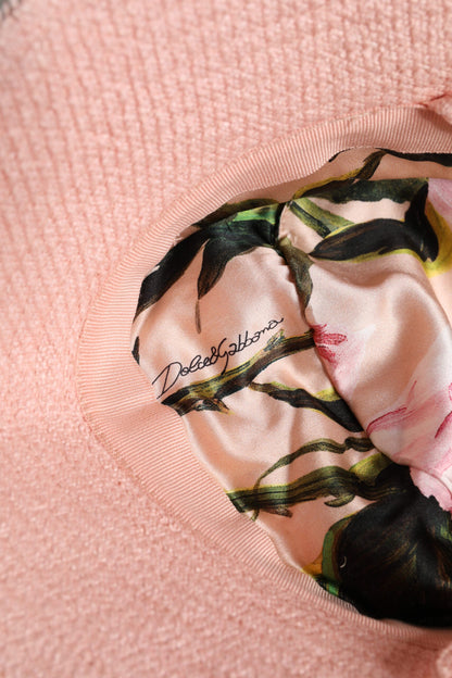 Dolce & Gabbana Pink Cotton Wide Brim Bucket Hat – 59 cm|L par Dolce & Gabbana | Disponible sur Sandy Store ByNet
