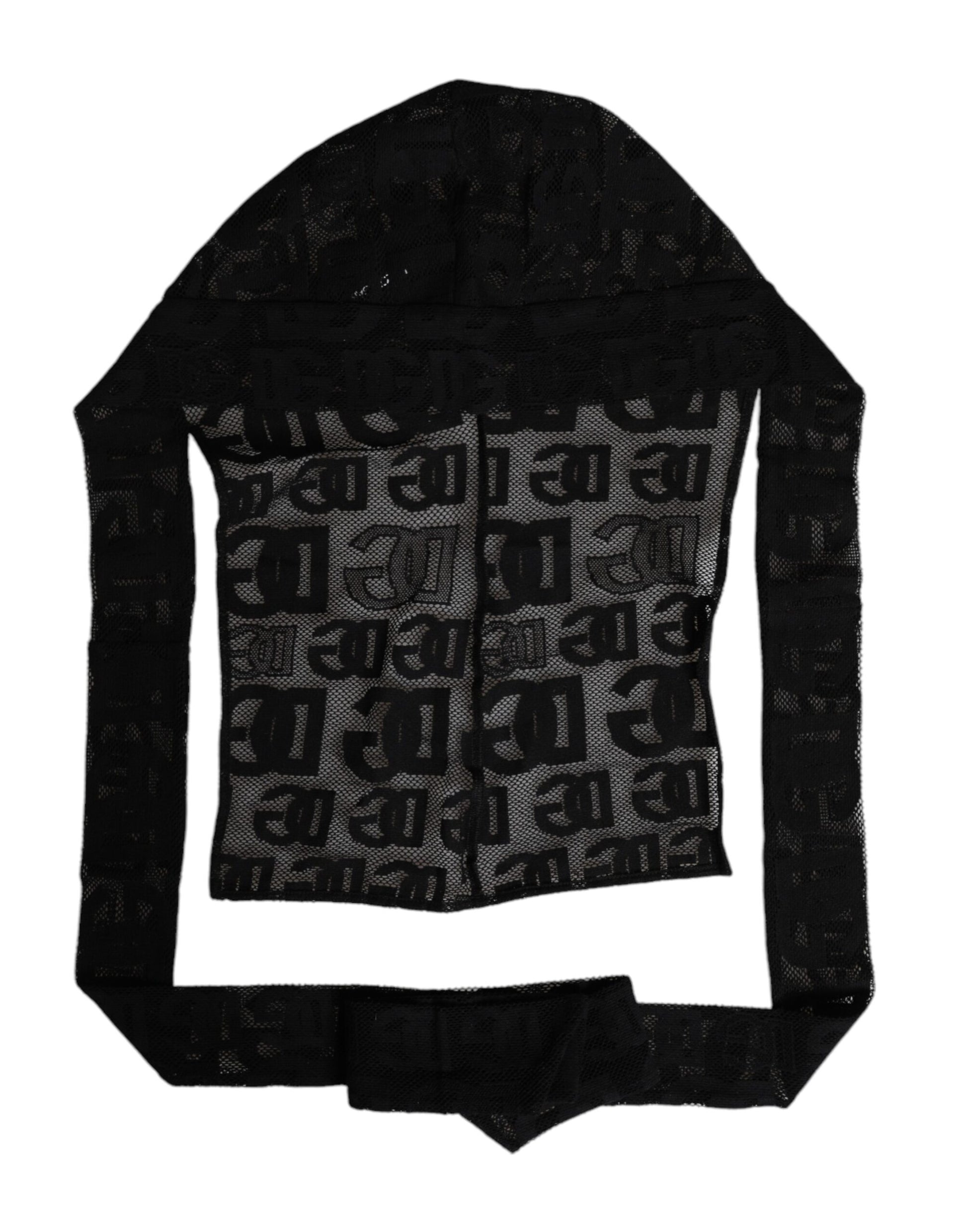 Dolce & Gabbana Black Logo Mesh Whole Head Wrap Hat – 58 cm|M par Dolce & Gabbana | Disponible sur Sandy Store ByNet