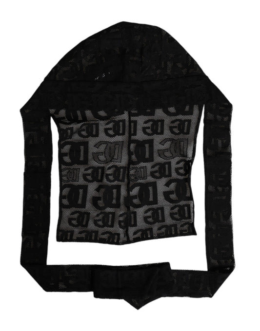 Dolce & Gabbana Black Logo Mesh Whole Head Wrap Hat – 58 cm|M par Dolce & Gabbana | Disponible sur Sandy Store ByNet