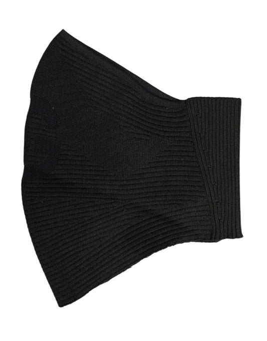 Dolce & Gabbana Black Nylon Knitted Ski Mask Balaclava – par Dolce & Gabbana | Disponible sur Sandy Store ByNet