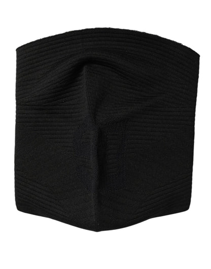 Dolce & Gabbana Black Nylon Knitted Ski Mask Balaclava – par Dolce & Gabbana | Disponible sur Sandy Store ByNet
