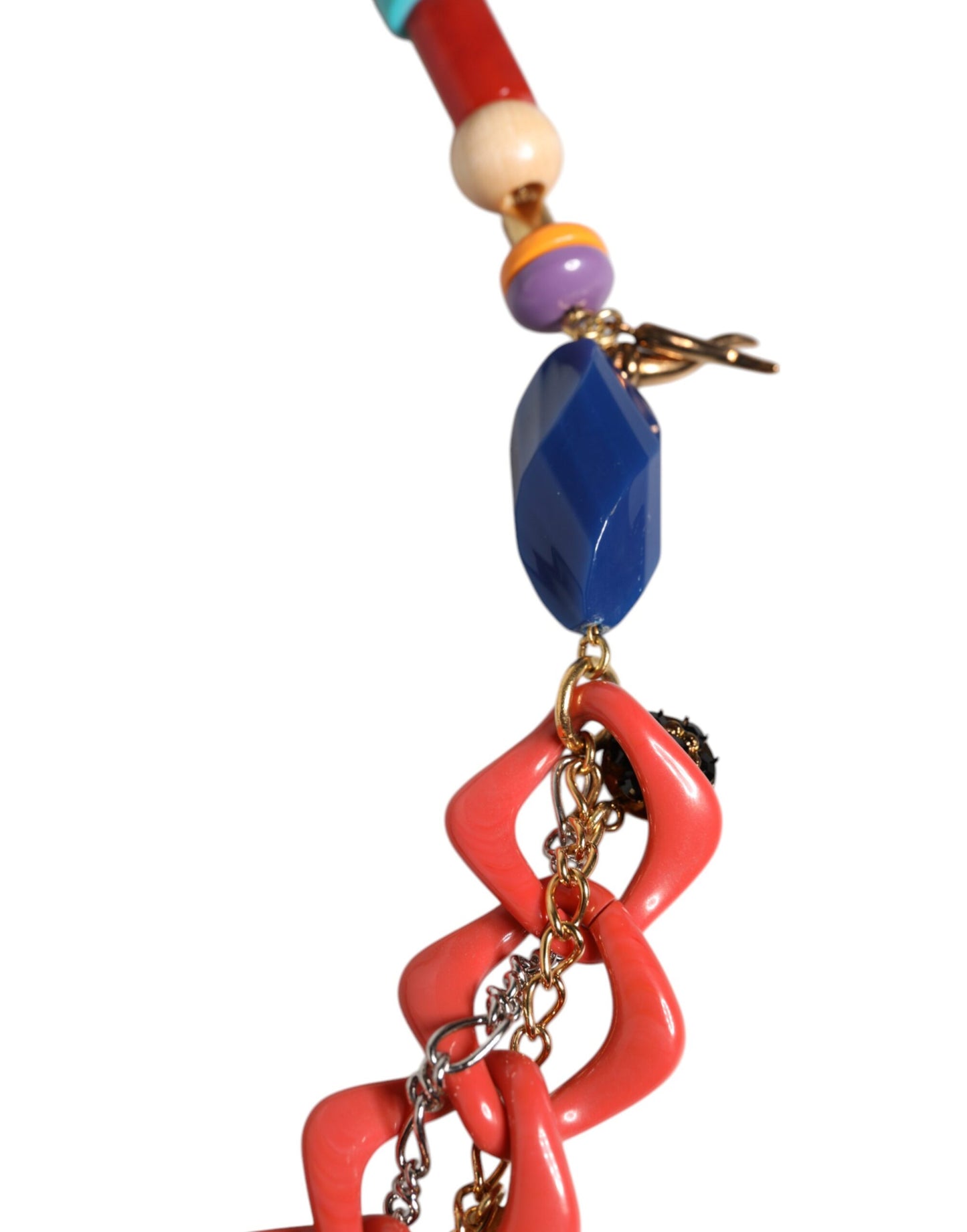 Ceinture à chaîne ornée multicolore Dolce &amp; Gabbana