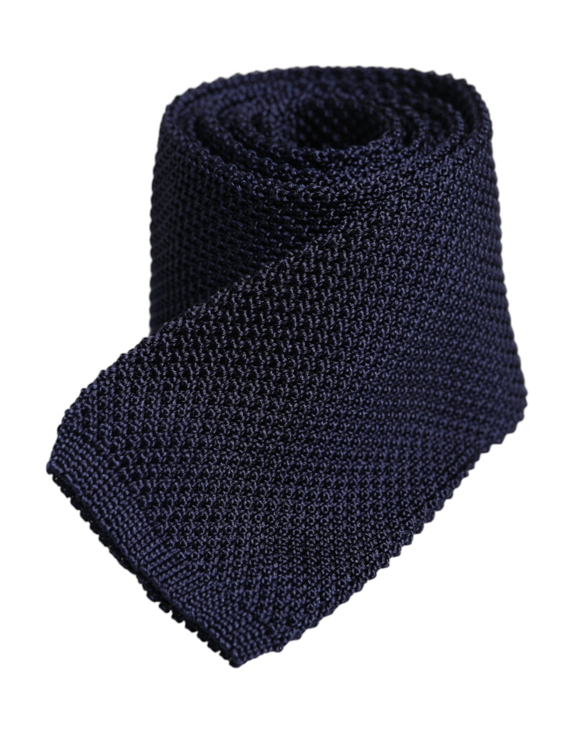 Dolce & Gabbana Dark Blue Silk Adjustable Necktie Tie – par Dolce & Gabbana | Disponible sur Sandy Store ByNet