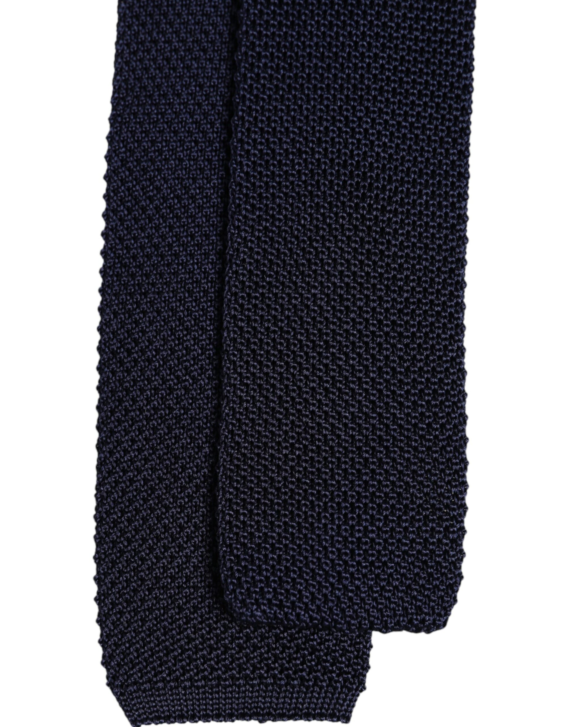 Dolce & Gabbana Dark Blue Silk Adjustable Necktie Tie – par Dolce & Gabbana | Disponible sur Sandy Store ByNet