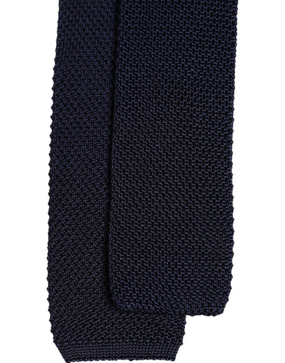 Dolce & Gabbana Dark Blue Silk Adjustable Necktie Tie – par Dolce & Gabbana | Disponible sur Sandy Store ByNet