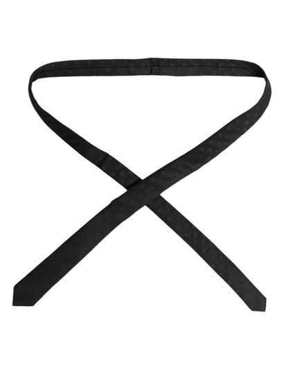 Dolce & Gabbana Black Circles Silk Adjustable Necktie Tie – par Dolce & Gabbana | Disponible sur Sandy Store ByNet