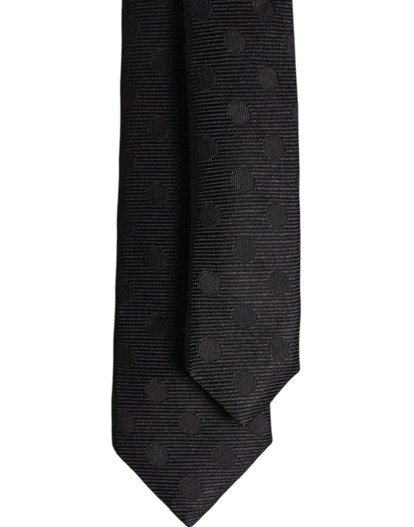 Dolce & Gabbana Black Circles Silk Adjustable Necktie Tie – par Dolce & Gabbana | Disponible sur Sandy Store ByNet