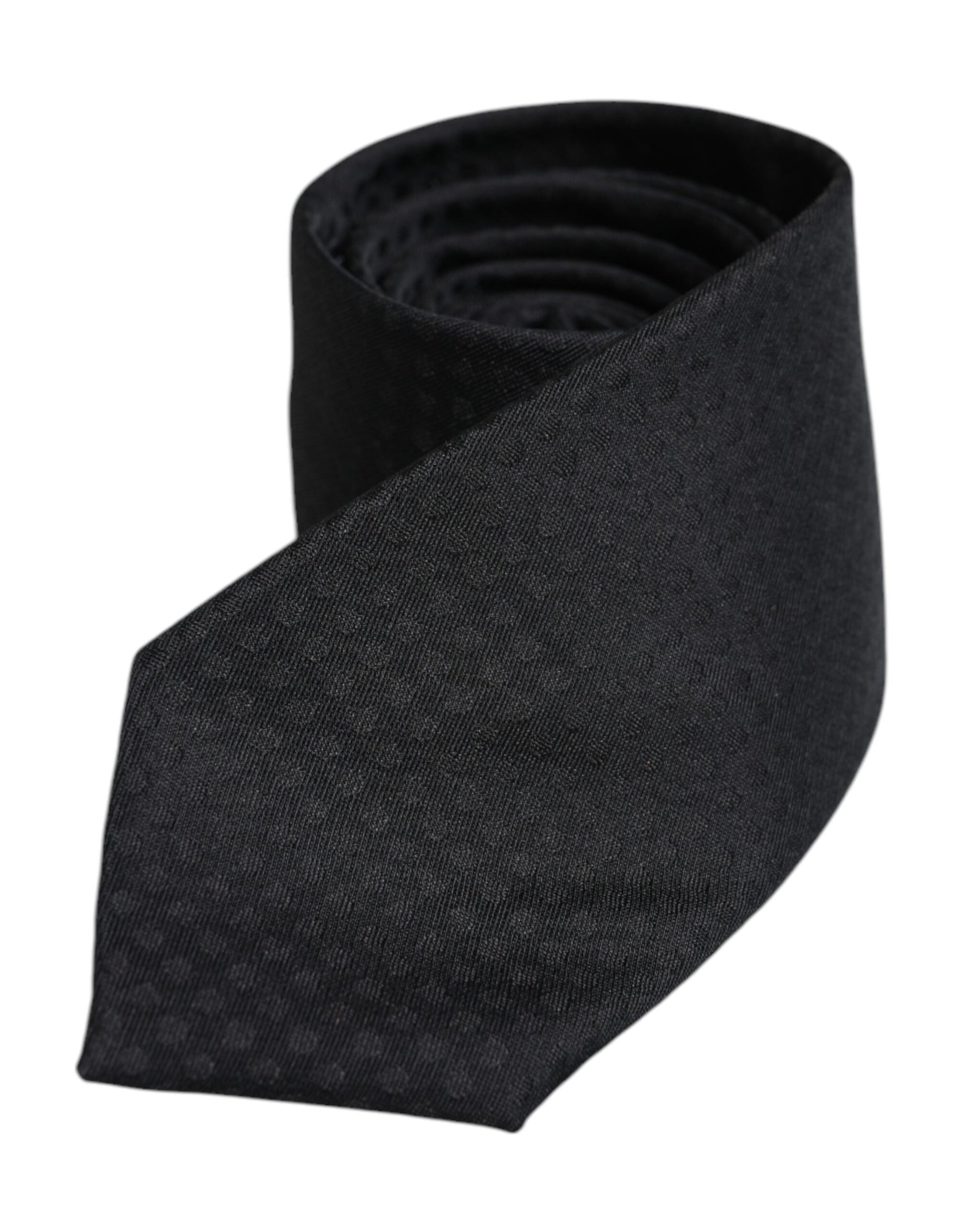 Dolce & Gabbana Black Circles Silk Adjustable Necktie Tie – par Dolce & Gabbana | Disponible sur Sandy Store ByNet