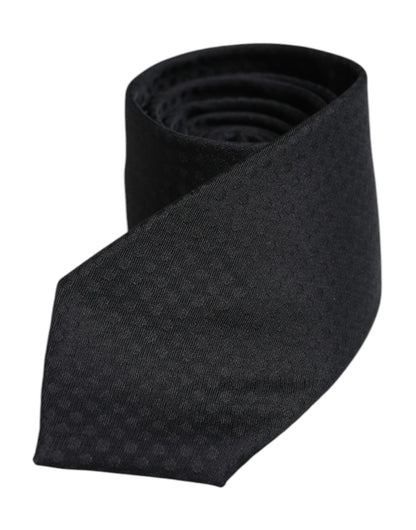 Dolce & Gabbana Black Circles Silk Adjustable Necktie Tie – par Dolce & Gabbana | Disponible sur Sandy Store ByNet
