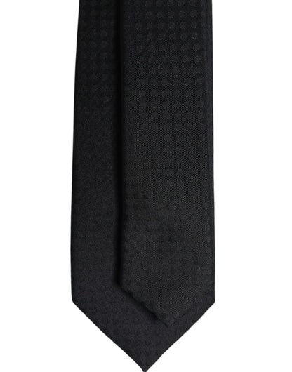 Dolce & Gabbana Black Circles Silk Adjustable Necktie Tie – par Dolce & Gabbana | Disponible sur Sandy Store ByNet