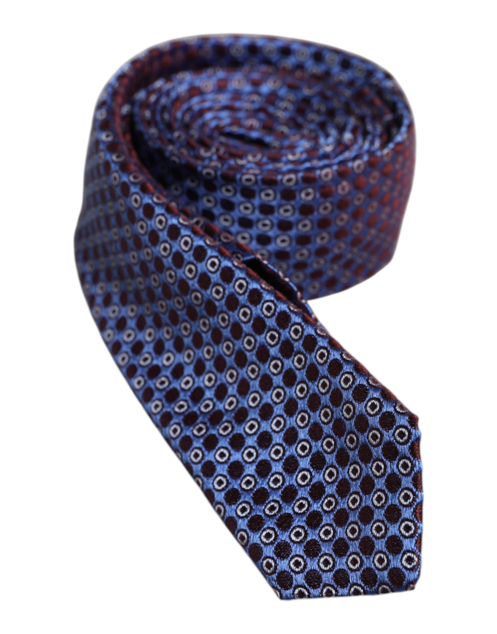 Dolce & Gabbana Multicolor Circles Silk Adjustable Necktie Tie – par Dolce & Gabbana | Disponible sur Sandy Store ByNet