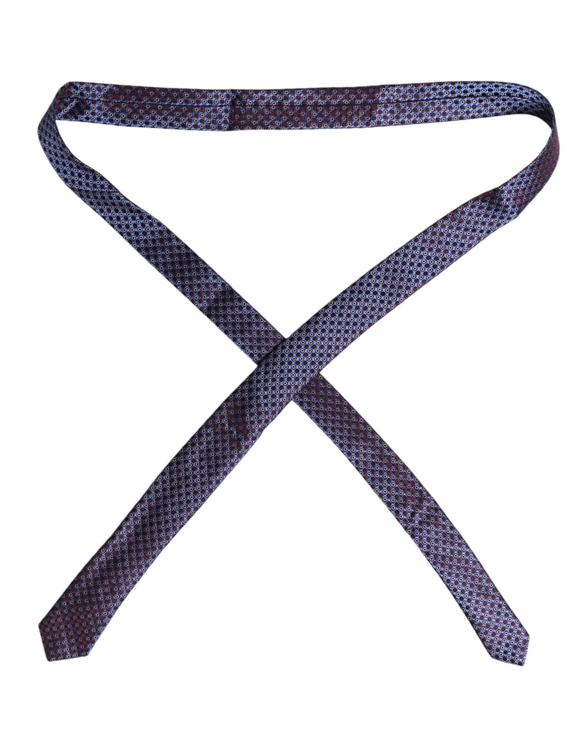 Dolce & Gabbana Multicolor Circles Silk Adjustable Necktie Tie – par Dolce & Gabbana | Disponible sur Sandy Store ByNet