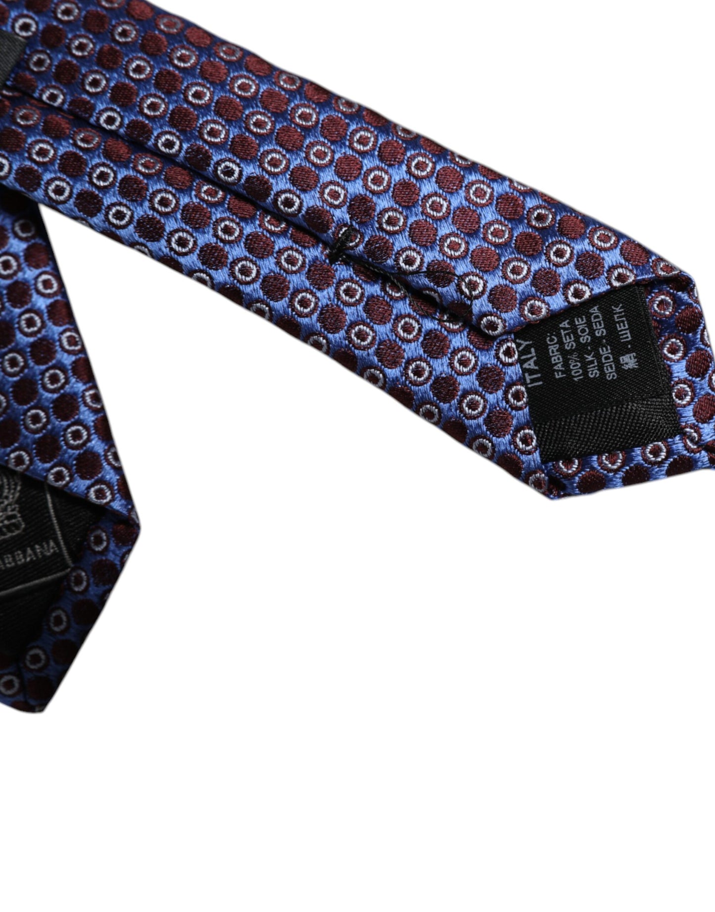 Dolce & Gabbana Multicolor Circles Silk Adjustable Necktie Tie – par Dolce & Gabbana | Disponible sur Sandy Store ByNet
