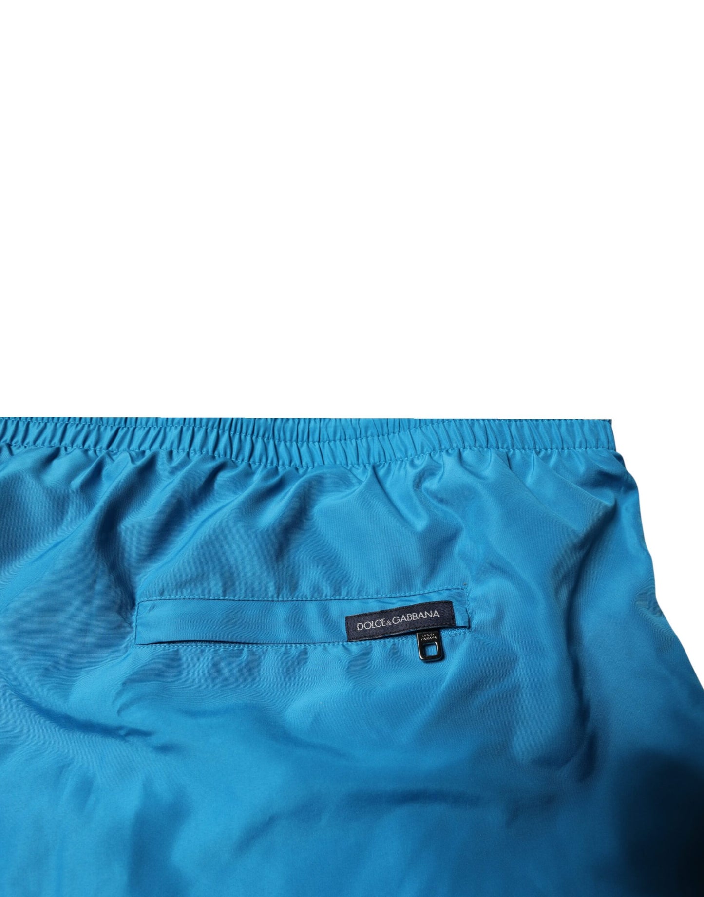 Maillot de bain 2 pièces short de plage Dolce &amp; Gabbana à logo turquoise
