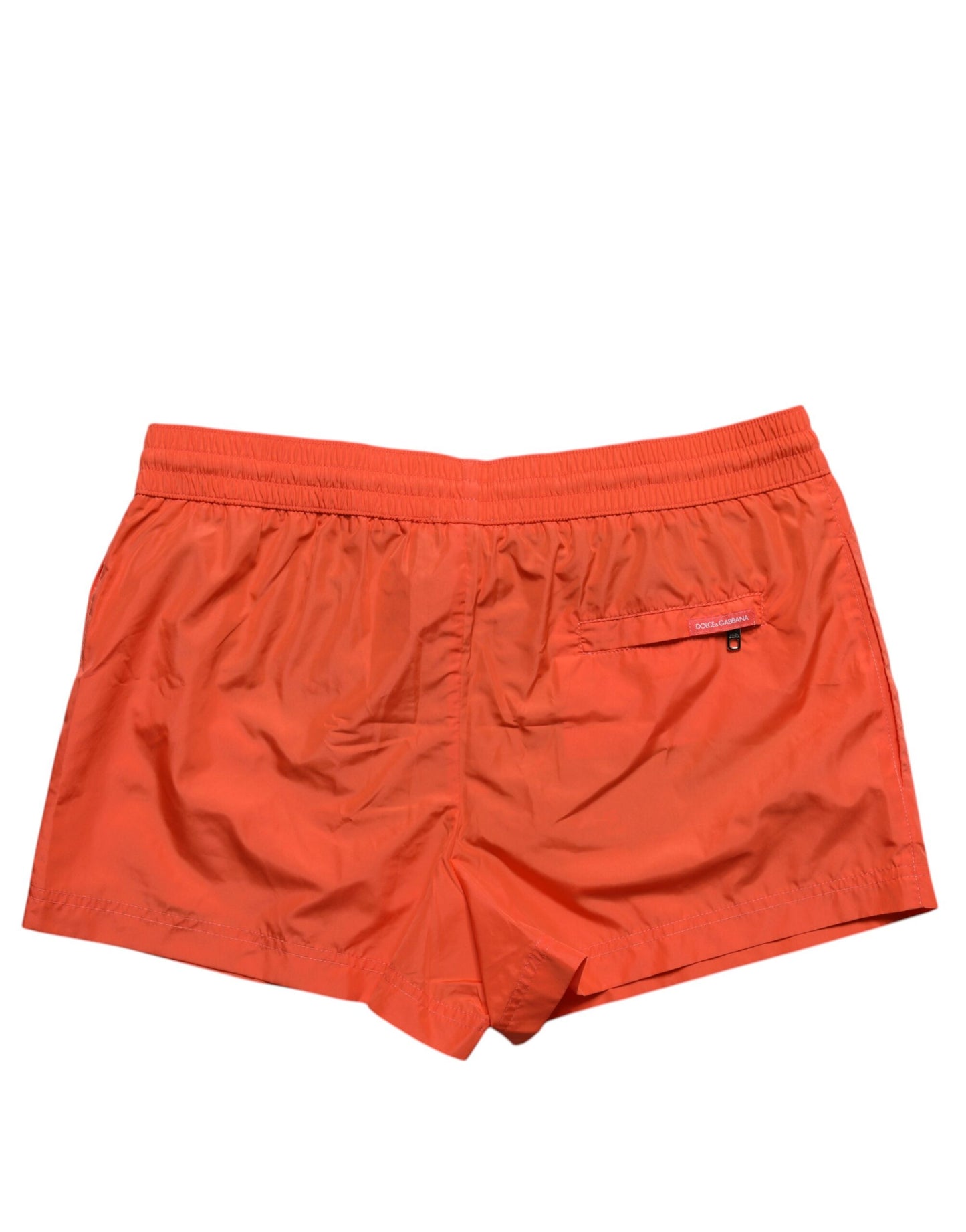 Maillot de bain 2 pièces short de plage en polyester orange Dolce &amp; Gabbana