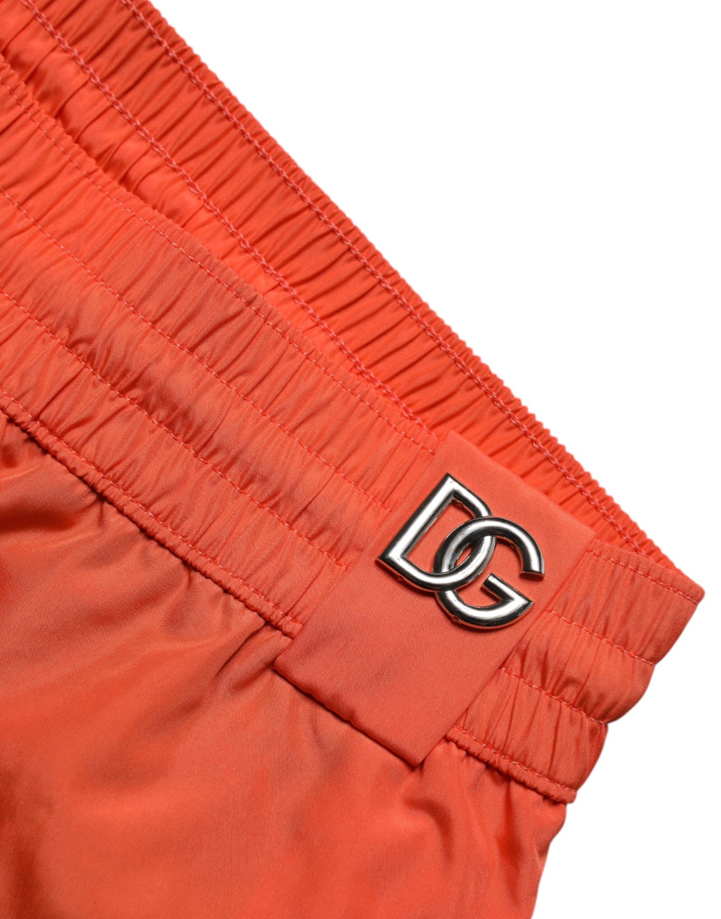 Maillot de bain 2 pièces short de plage en polyester orange Dolce &amp; Gabbana
