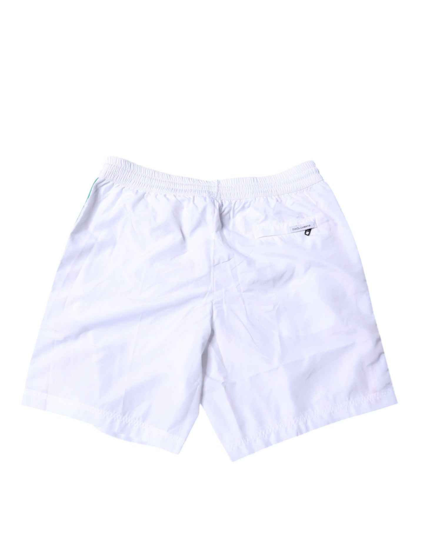 Maillot de bain 2 pièces Dolce &amp; Gabbana à rayures blanches