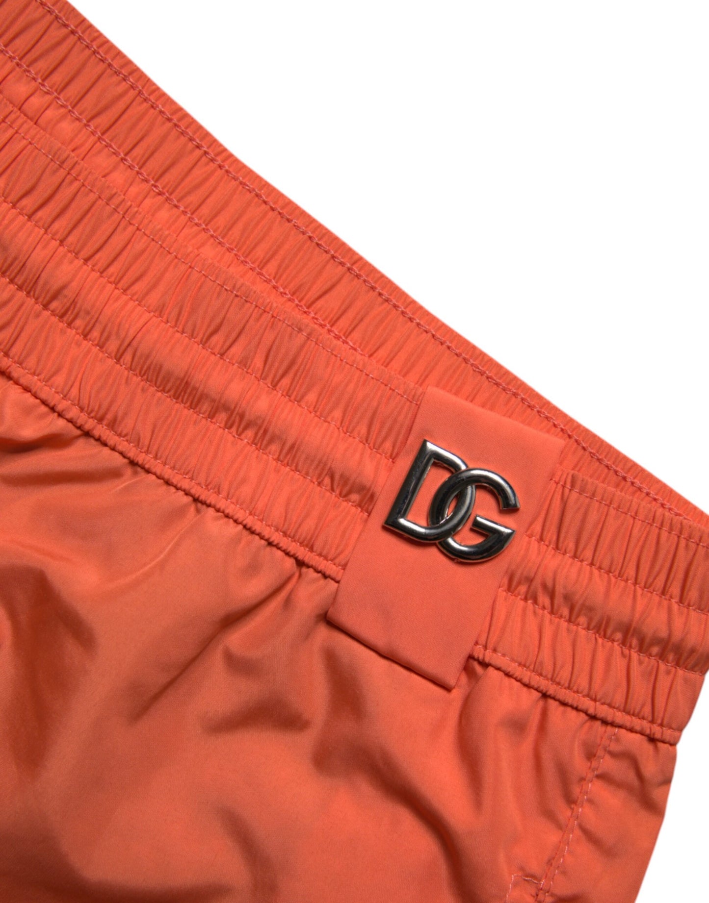 Maillot de bain 2 pièces short de plage en polyester orange Dolce &amp; Gabbana